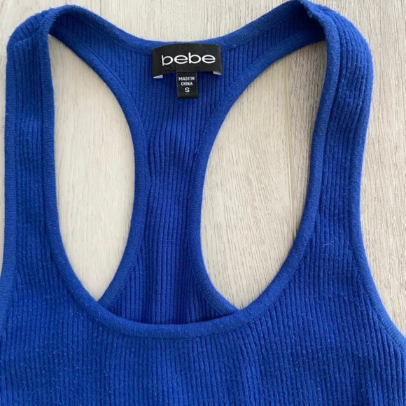 Bebe | Knit racer tank top - Picture 3 of 4